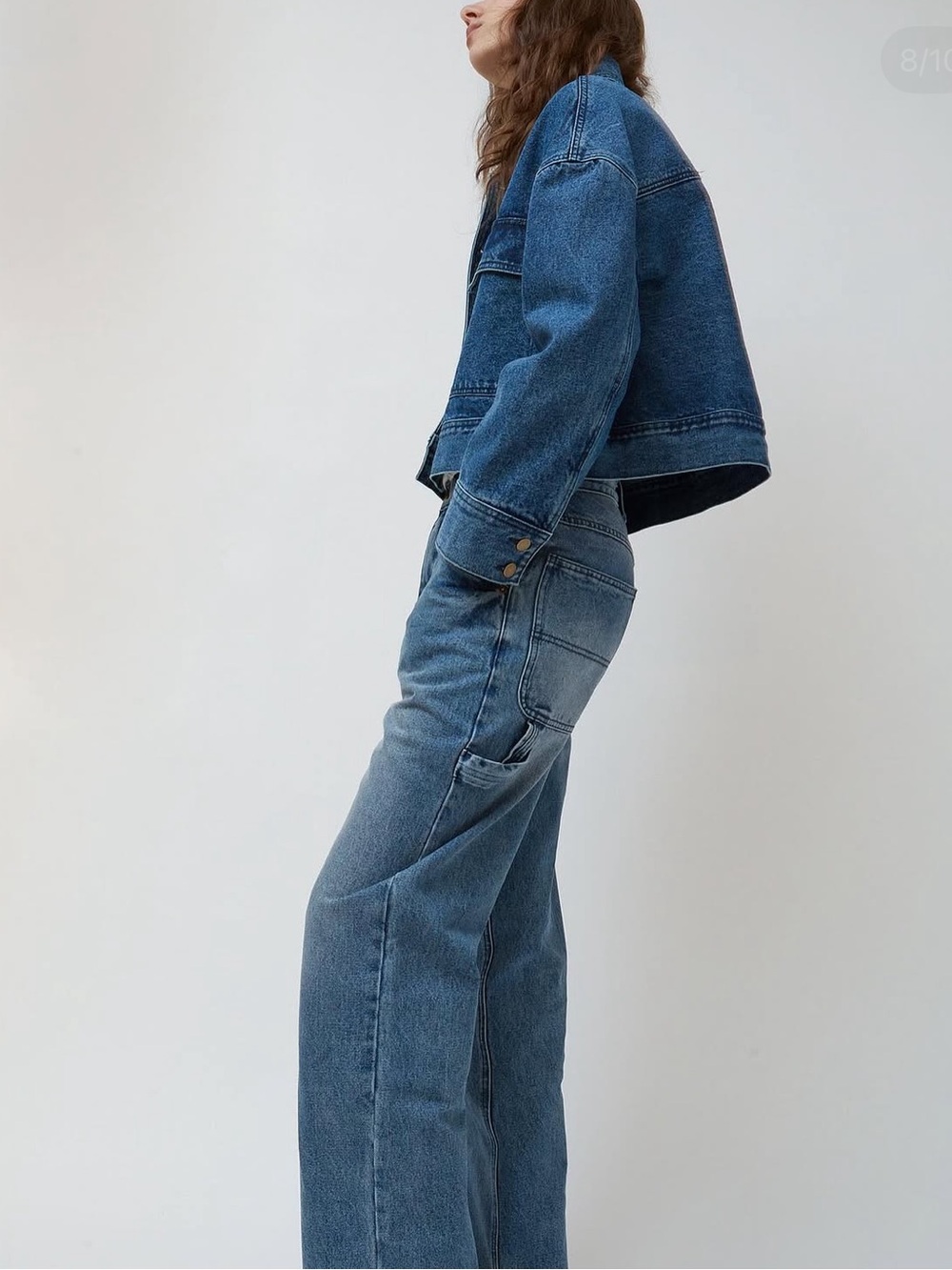 NEW No. 6 Denim Carpenter Pants Jackson Cargo Jeans Size 28